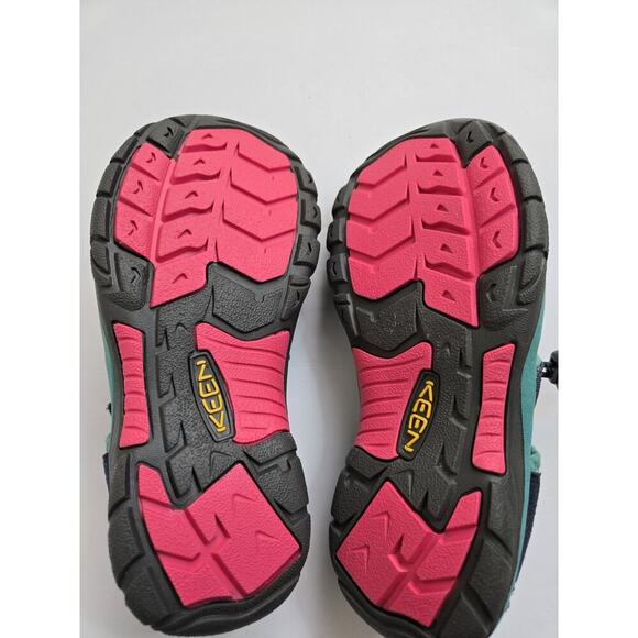 Keen Newport Waterproof Outdoor Hiking Teal Pink Sandals Shoes Kids Size 4/EU 36 - Picture 10 of 13